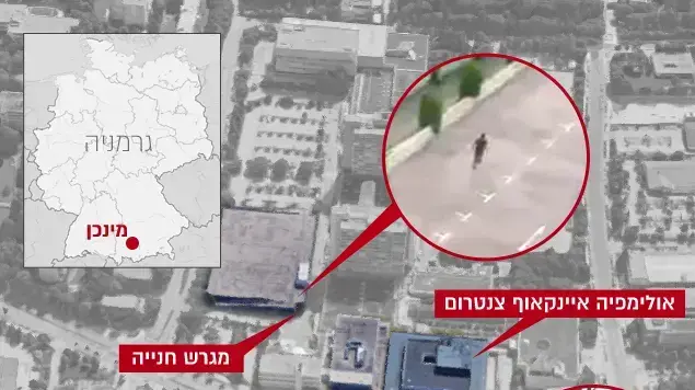 מפת איועים ירי בקניון מינכן גרמניה מפת איועים ירי בקניון מינכן גרמניה