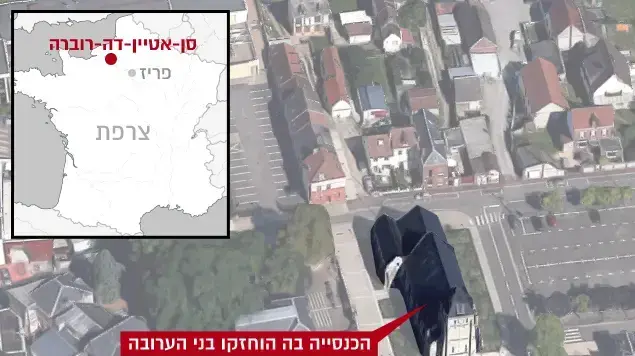 כנסייה בעיירה סן-אטיין-דה-רוברה כנסייה בעיירה סן-אטיין-דה-רוברה