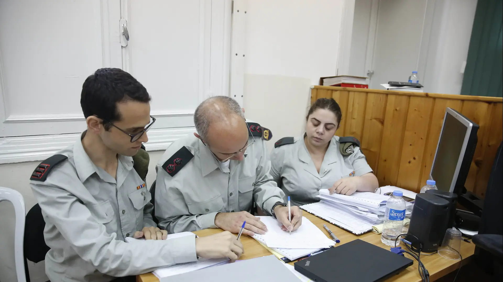 נציגי התביעה הצבאית משפטו של אלאור אזריה נציגי התביעה הצבאית משפטו של אלאור אזריה