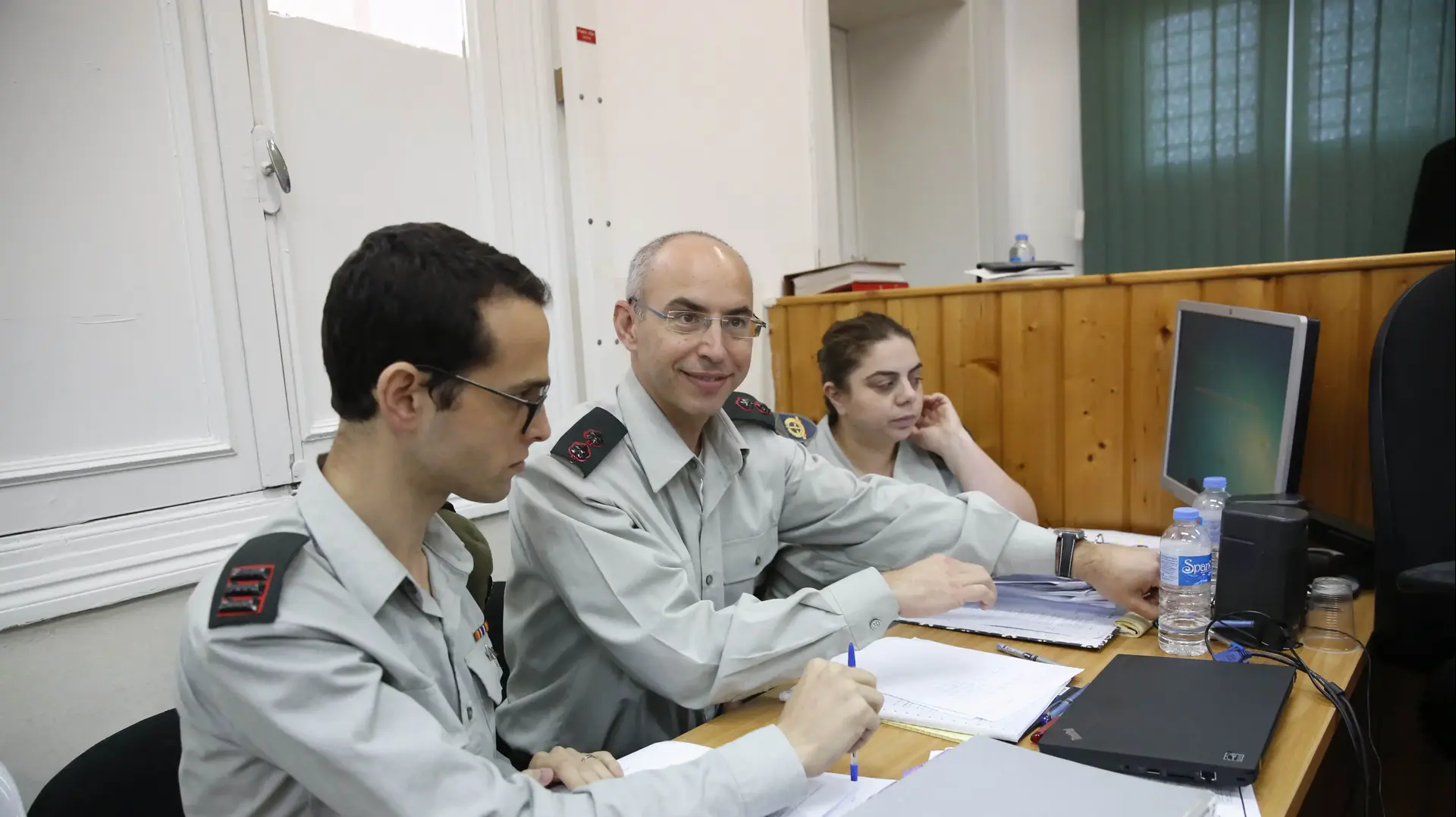 נציגי התביעה הצבאית משפטו של אלאור אזריה נציגי התביעה הצבאית משפטו של אלאור אזריה