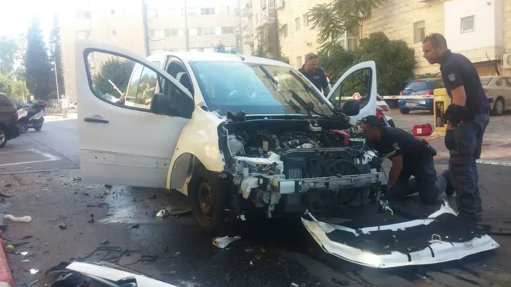 פיצוץ רכב ירושלים  רחוב קרן היסוד
