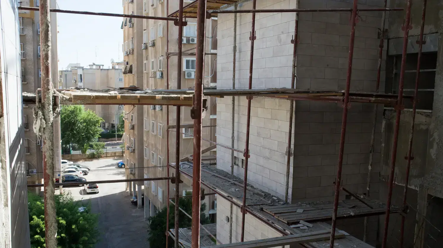 בניין בראשון לציון בו נהרג השבוע פועל בניין בניין בראשון לציון בו נהרג השבוע פועל בניין
