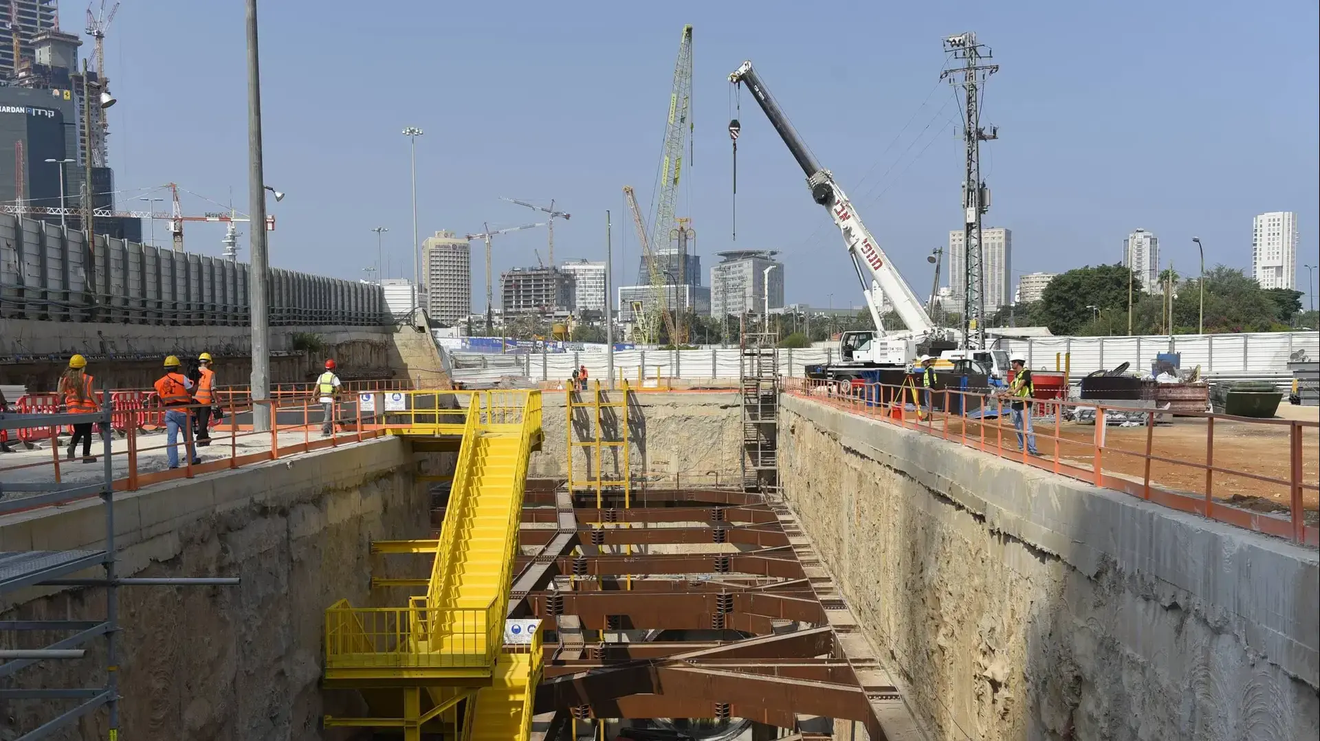 עבודות הרכבת הקלה ברמת גן עבודות הרכבת הקלה ברמת גן