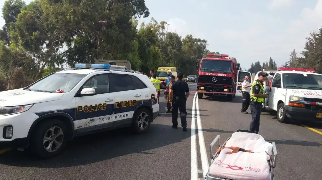 תאונת דרכים בכביש 4 תאונת דרכים בכביש 4