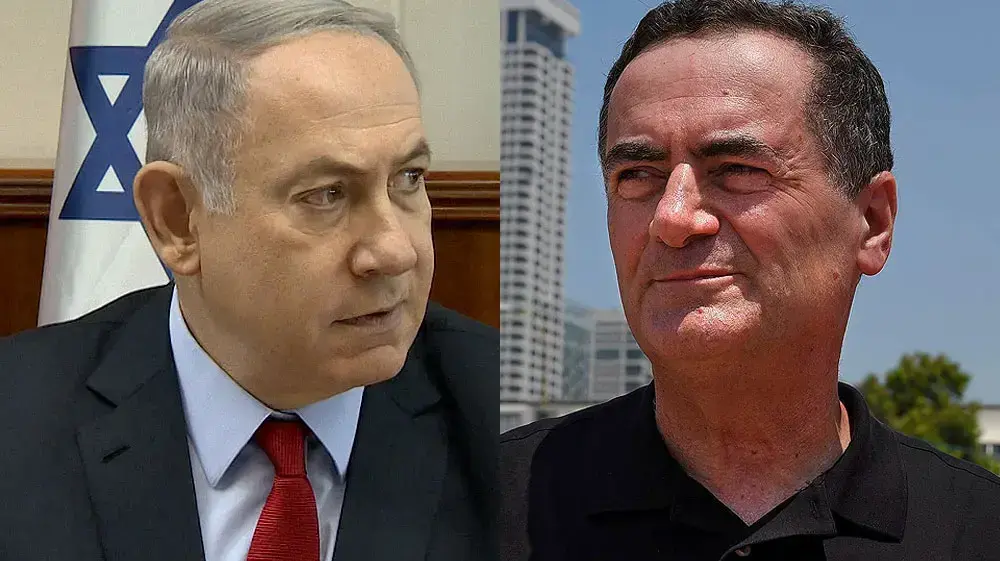 ראש הממשלה בנימין נתניהו ושר התחבורה ישראל כץ ראש הממשלה בנימין נתניהו ושר התחבורה ישראל כץ
