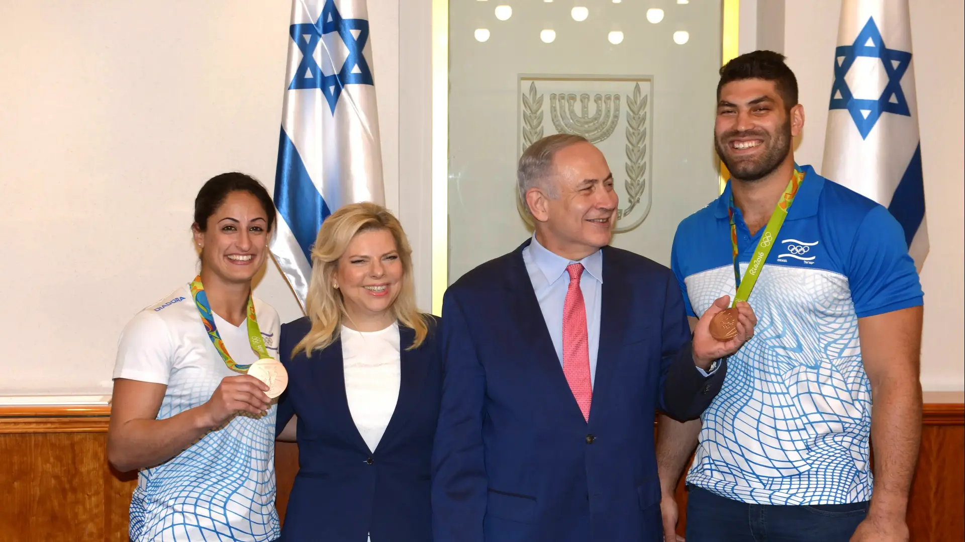 ביבי נתניהו עם אורי ששון ירדן ג'רבי ביבי נתניהו עם אורי ששון ירדן ג'רבי