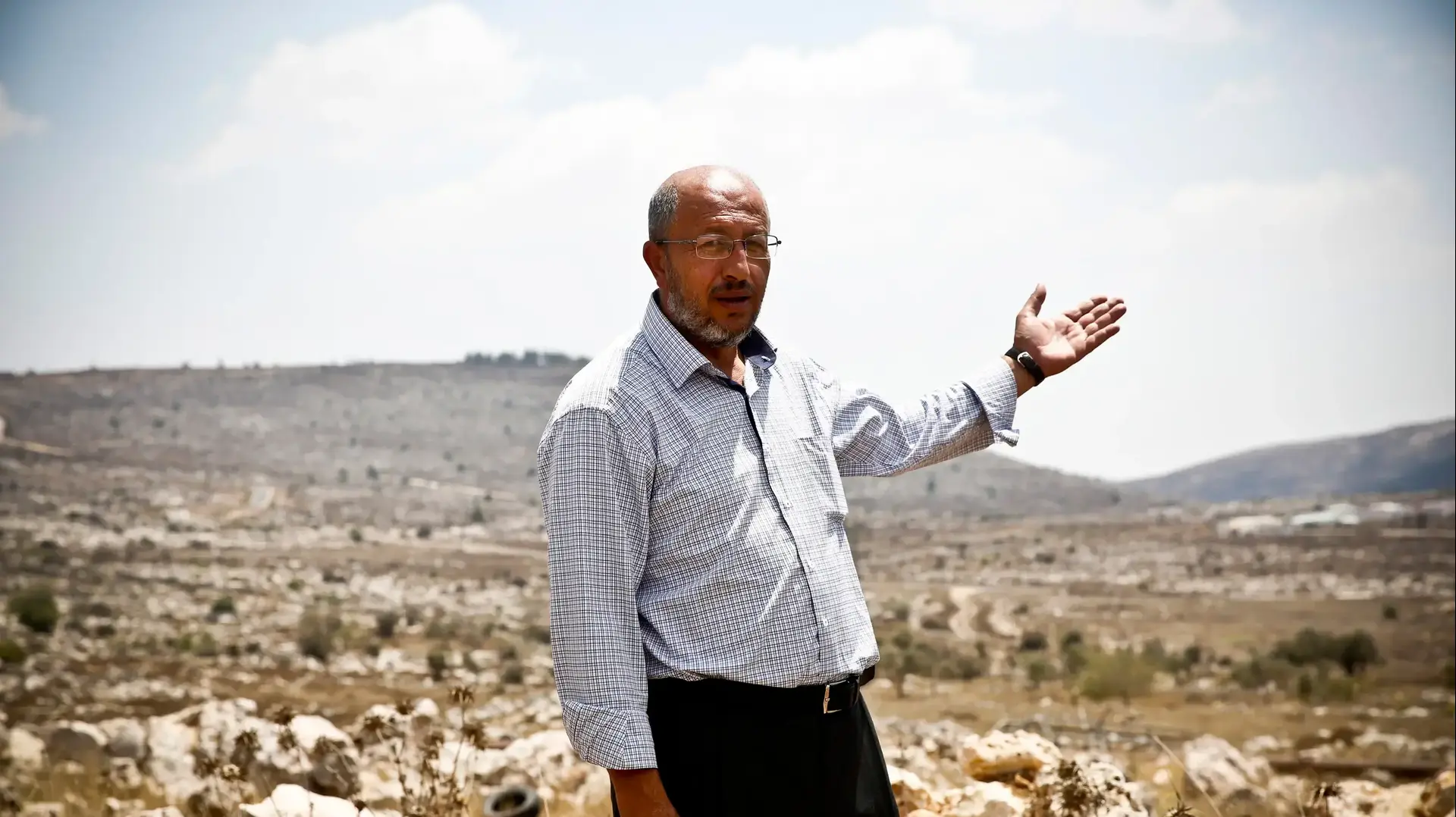 איברהים ג'עמה, מבעלי הקרקעות בעמונה, אוגוסט 2016 איברהים ג'עמה, מבעלי הקרקעות בעמונה, אוגוסט 2016