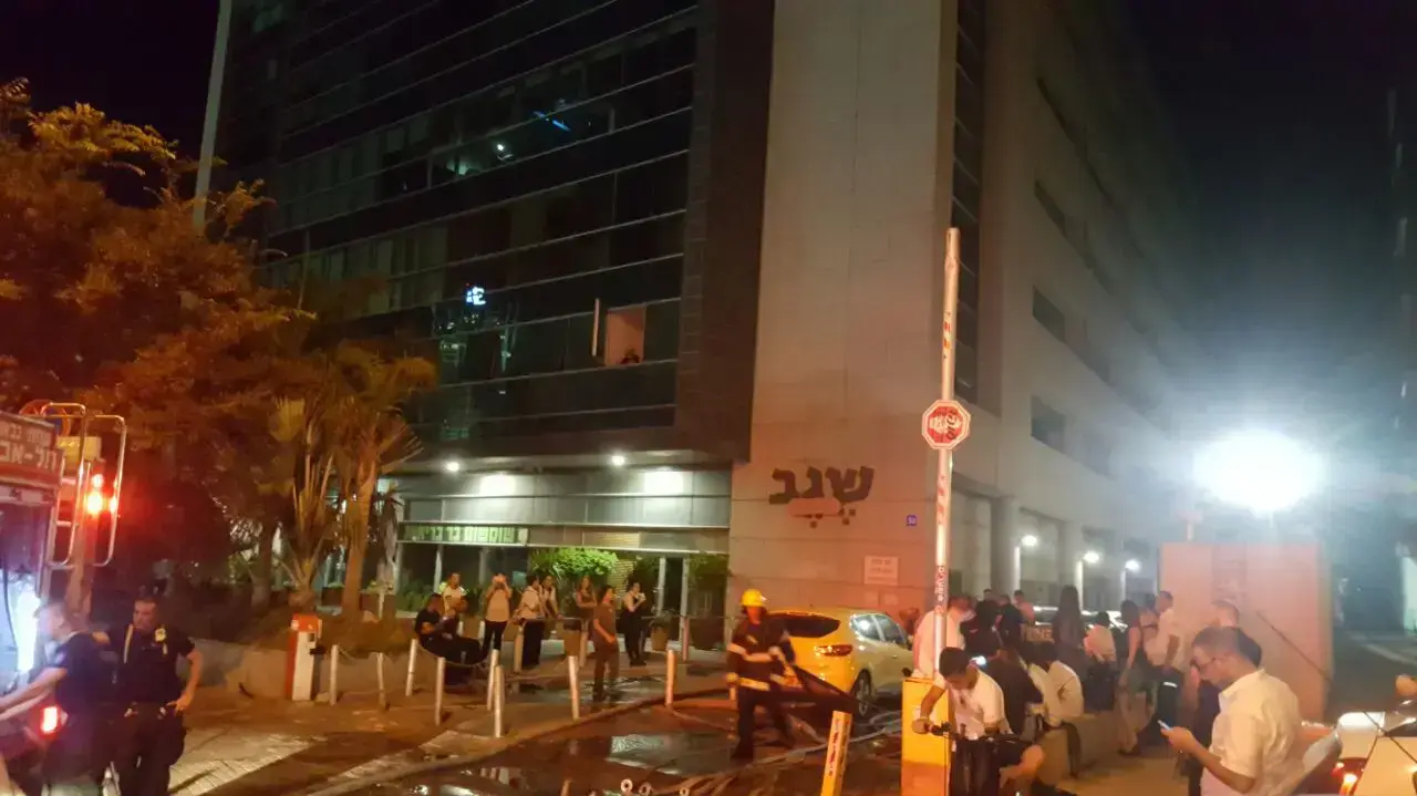 שריפה במסעדת שגב אקספרס בתל אביב, 19 באוגוסט 2016