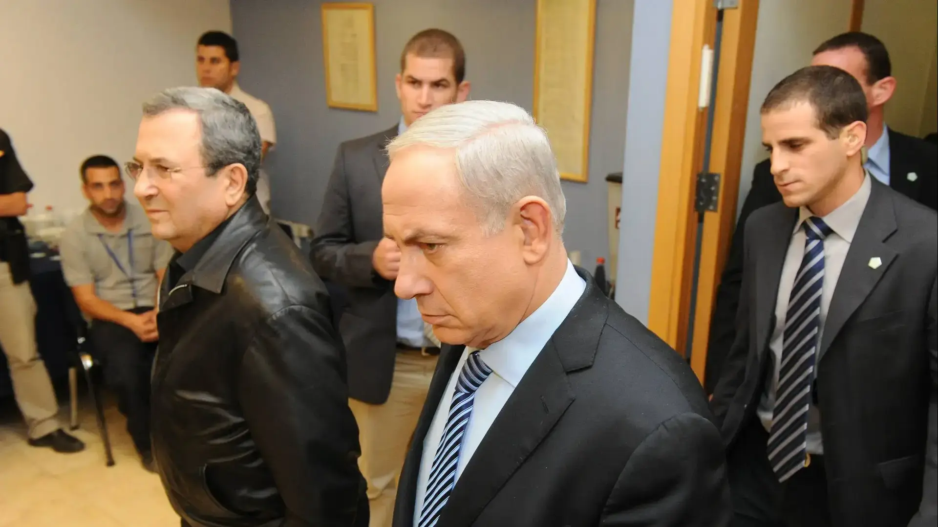אהוד ברק ובנימין נתניהו, תל אביב, 2012 