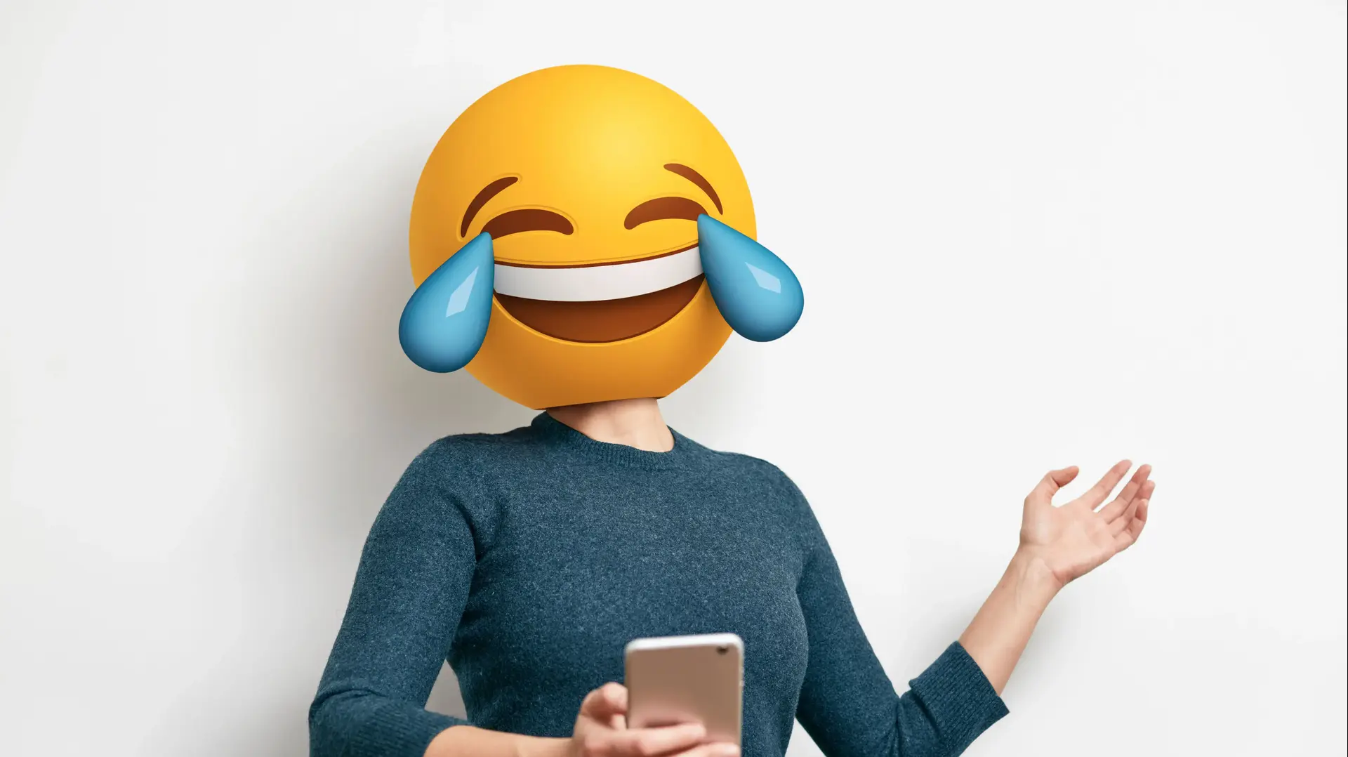 אימוג'י צוחק בוכה אימוג'י צוחק בוכה