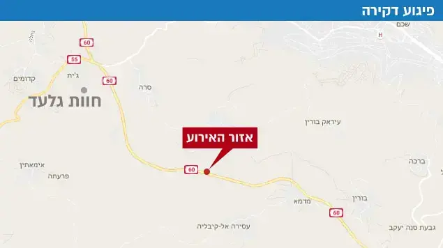 ציר גלעד, בין צומת יצהר ל-חוות גלעד ציר גלעד, בין צומת יצהר ל-חוות גלעד