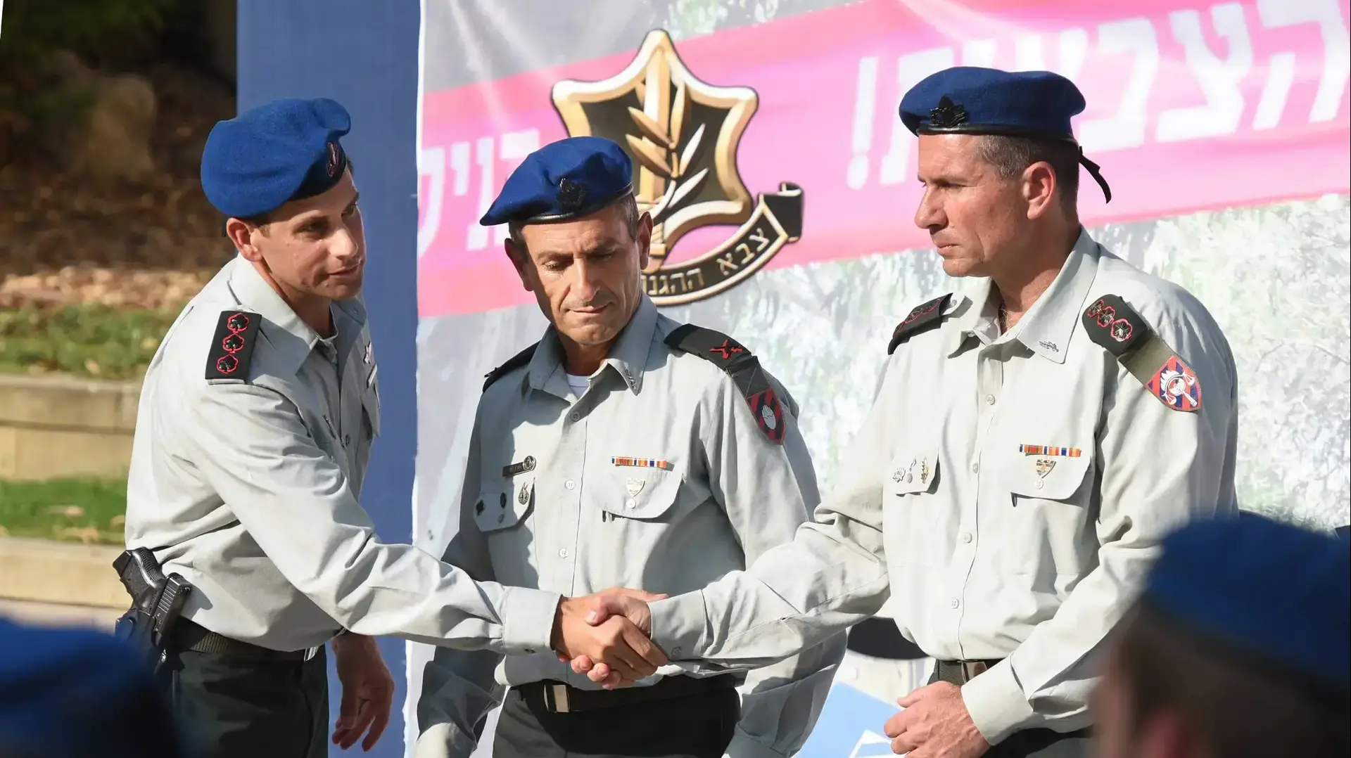 טקס החלפת מפקד מצ"ח, מרכז למורשת המודיעין, גלילות. אוגוסט 2016