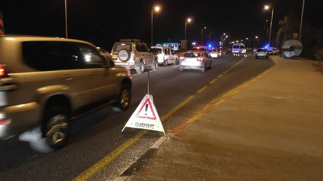 המשטרה פרסה מחסומים בכניסה לבאר שבע בעקבות התרעה ביטחונית, 24 באוגוסט 2016 המשטרה פרסה מחסומים בכניסה לבאר שבע בעקבות התרעה ביטחונית, 24 באוגוסט 2016