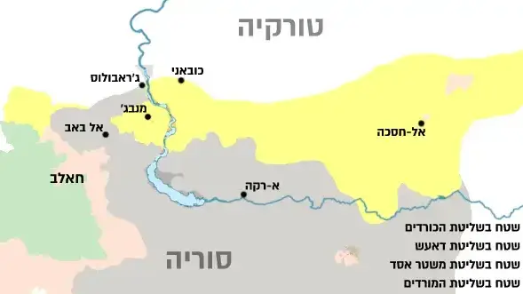 חלוקת הכוחות בסוריה חלוקת הכוחות בסוריה