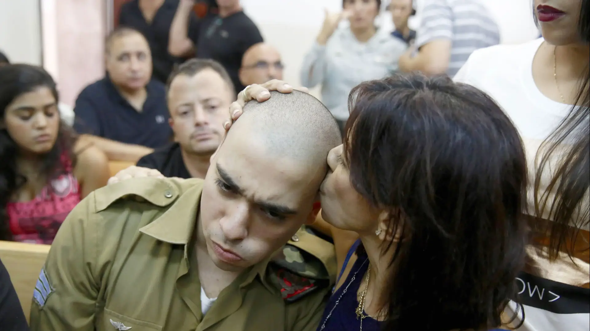 אלאור אזריה, בית הדין הצבאי יפו. אוגוסט 2016 אלאור אזריה, בית הדין הצבאי יפו. אוגוסט 2016