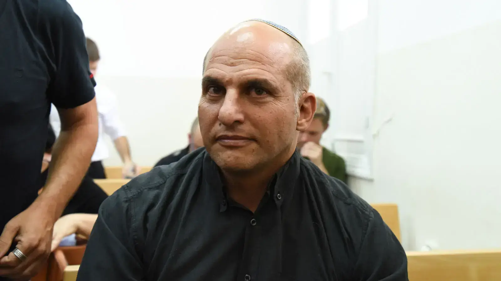 קב"ט חברון, אליהו ליבמן בדיון בעניינו של אלאור אזריה, בית הדין הצבאי יפו. אוגוסט 2016 קב"ט חברון, אליהו ליבמן בדיון בעניינו של אלאור אזריה, בית הדין הצבאי יפו. אוגוסט 2016
