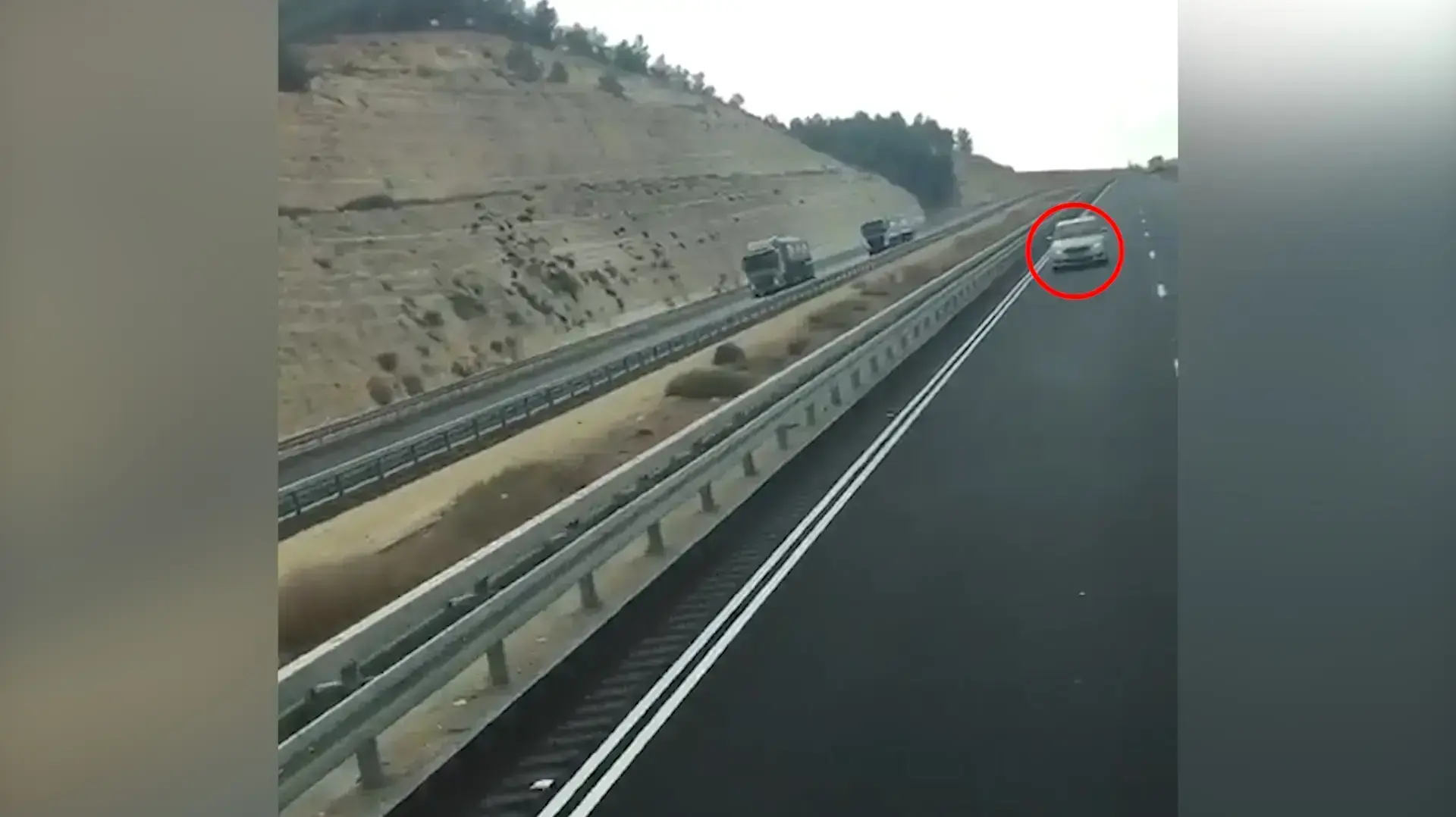 תיעוד: רכב נוסע נגד כיוון התנועה בכביש 31 בין צומת שוקת ללהבים