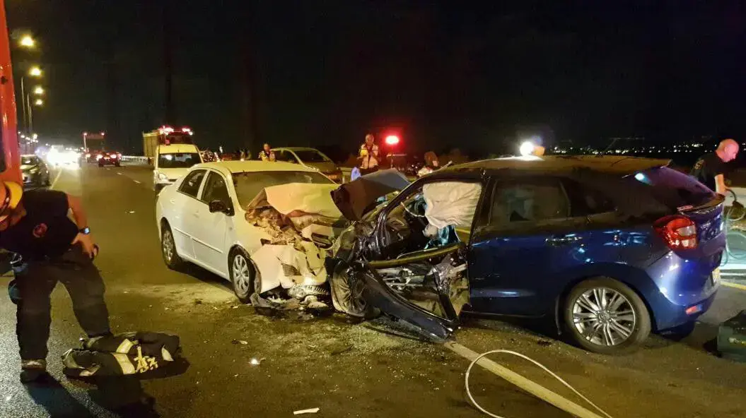 תאונת דרכים בכביש המפעלים 772 מקריית אתא לצומת זבולון, ספטמבר 2016 תאונת דרכים בכביש המפעלים 772 מקריית אתא לצומת זבולון, ספטמבר 2016
