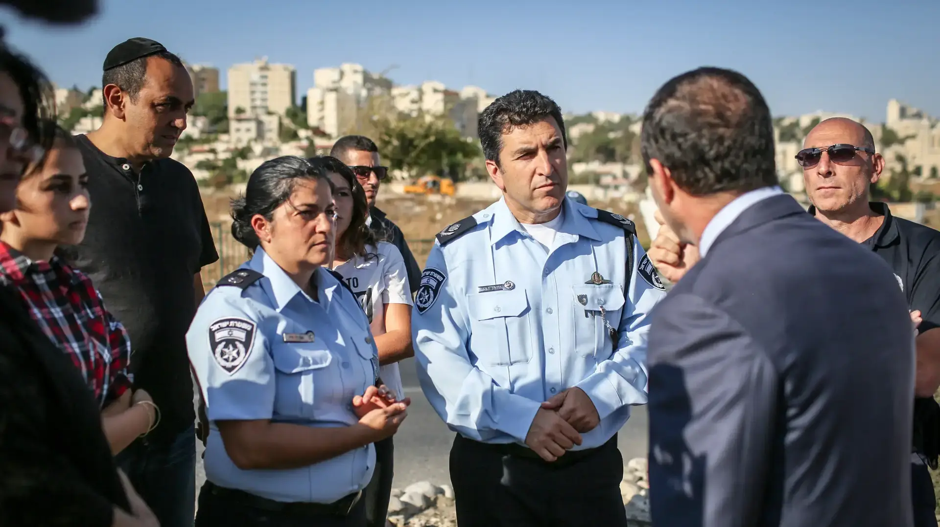 טקס הסרת הלוט לאנדרטה לזכרו של אלכסנדר לבלוביץ במלאת שנה למותו. ירושלים 13 בספטמבר 2016