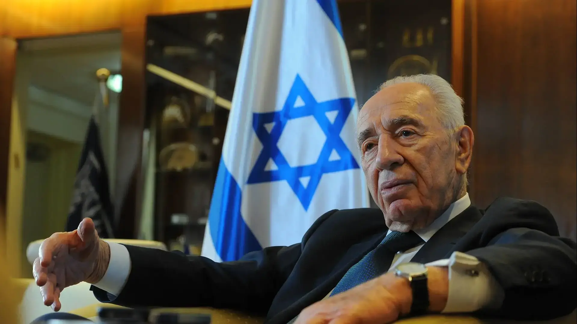 שמעון פרס, נשיא המדינה התשיעי. משכן הנשיא אפריל 2014