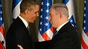 מסיבת עיתונאים בבית ראש הממשלה, בנימין נתניהו ונשיא ארצות הברית ברק אובמה, מרץ 2013