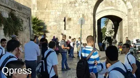 זירת פיגוע דקירה בשער הפרחים, ירושלים. ספטמבר 2016 זירת פיגוע דקירה בשער הפרחים, ירושלים. ספטמבר 2016