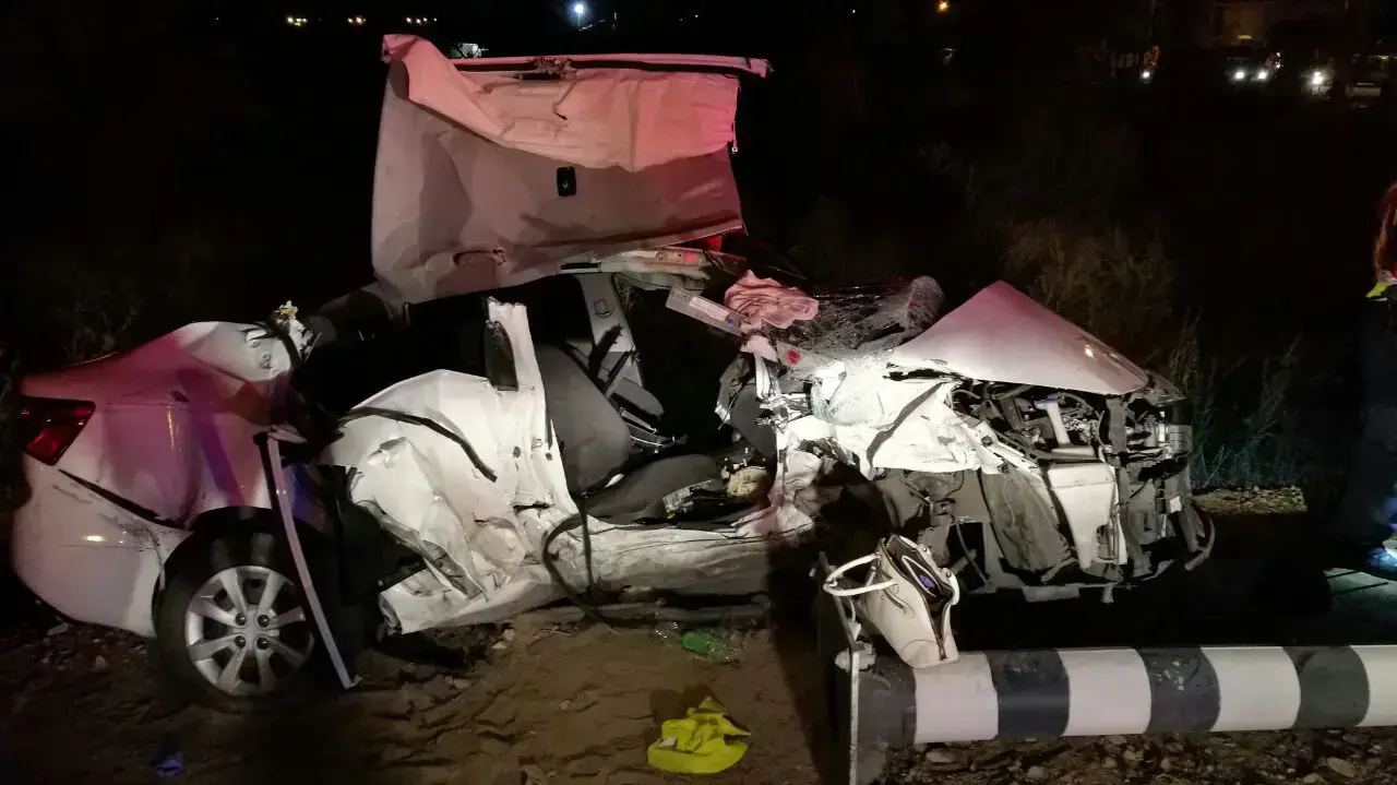 תאונת דרכים כביש 35 צומת רווחה תאונת דרכים כביש 35 צומת רווחה