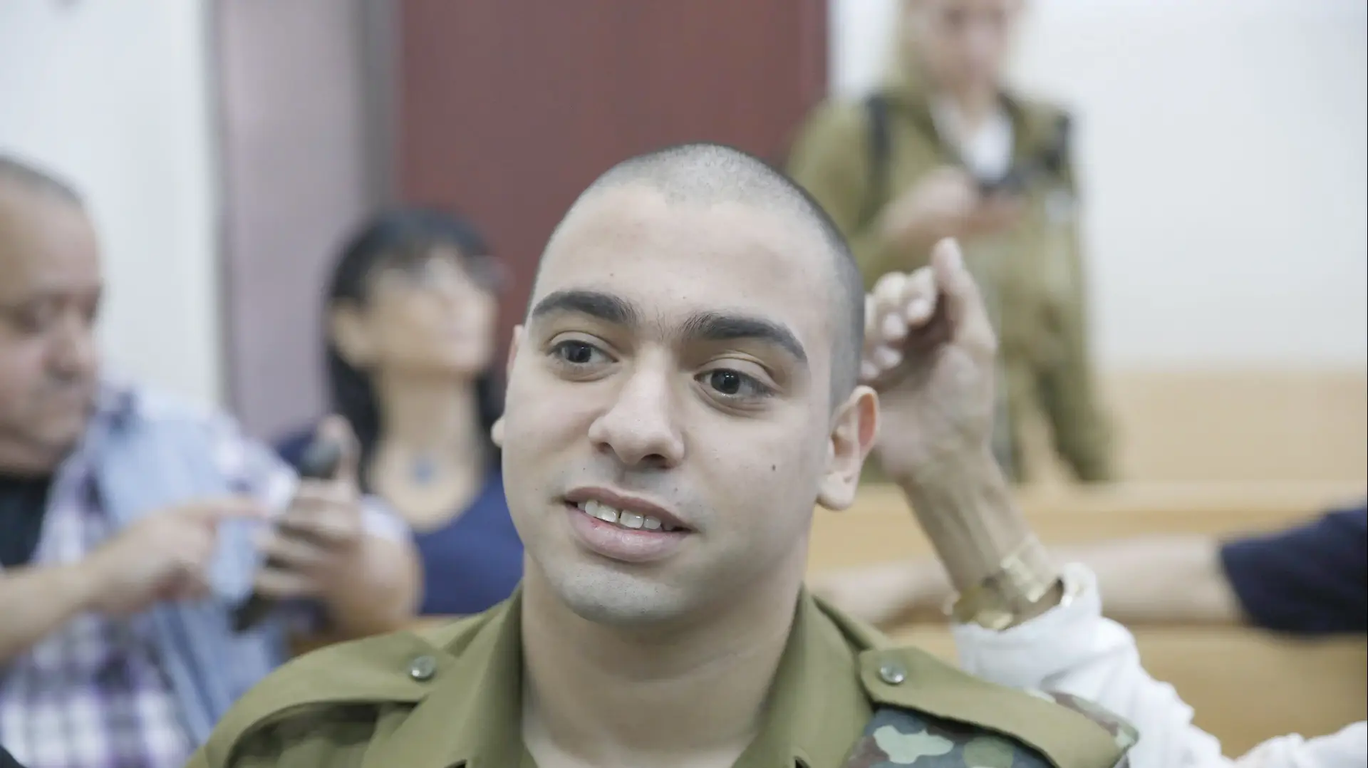 דיון בעניינו של אלאור אזריה בית הדין הצבאי ביפו 27.9 דיון בעניינו של אלאור אזריה בית הדין הצבאי ביפו 27.9