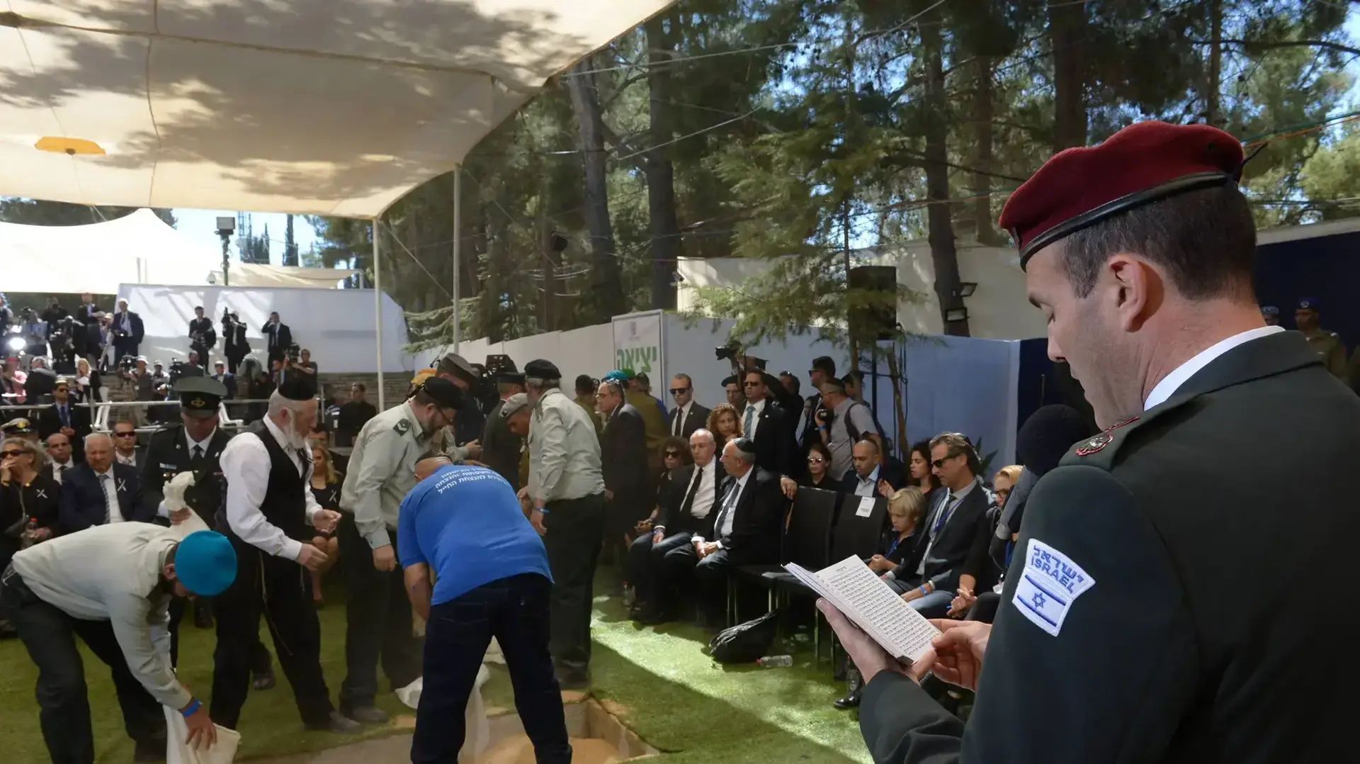 הלוויתו של שמעון פרס, הר הרצל, ירושלים. ספטמבר 2016 הלוויתו של שמעון פרס, הר הרצל, ירושלים. ספטמבר 2016