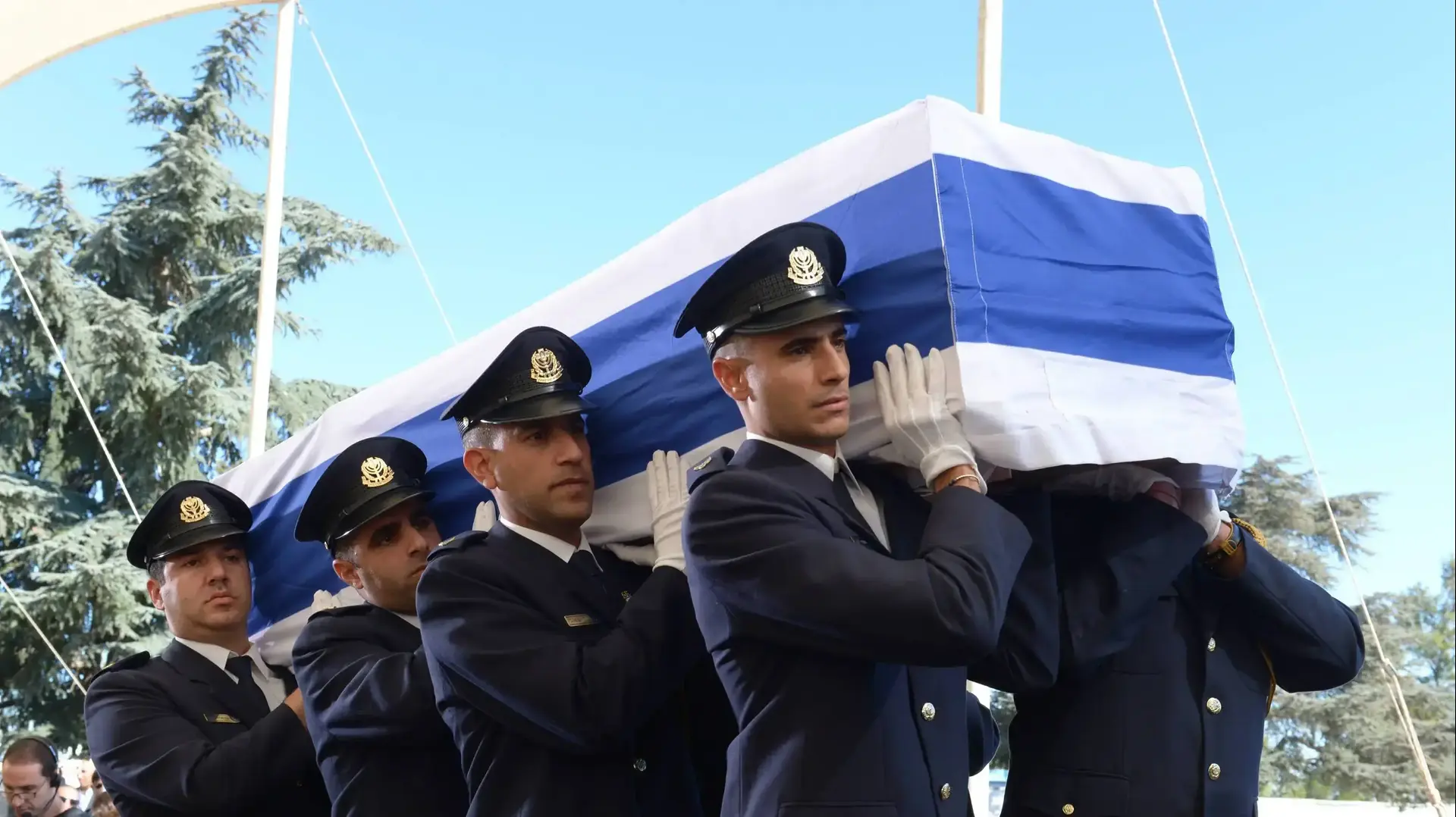הלוויתו של שמעון פרס, הר הרצל, ירושלים. ספטמבר 2016
