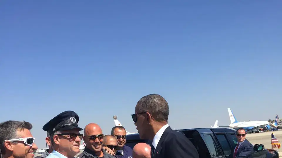 שוטרי יס"מ הצטלמו עם נשיא ארצות הברית ברק אובמה לאחר שליוו אותו בהלוויית שמעון פרס. 30 בספטמבר 2016 שוטרי יס"מ הצטלמו עם נשיא ארצות הברית ברק אובמה לאחר שליוו אותו בהלוויית שמעון פרס. 30 בספטמבר 2016