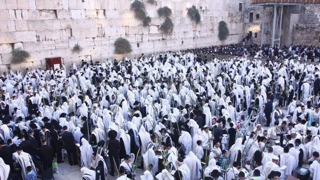 תפילת הנץ החמה, רחבת הכותל המערבי, ירושלים. אוקטובר 2016 תפילת הנץ החמה, רחבת הכותל המערבי, ירושלים. אוקטובר 2016