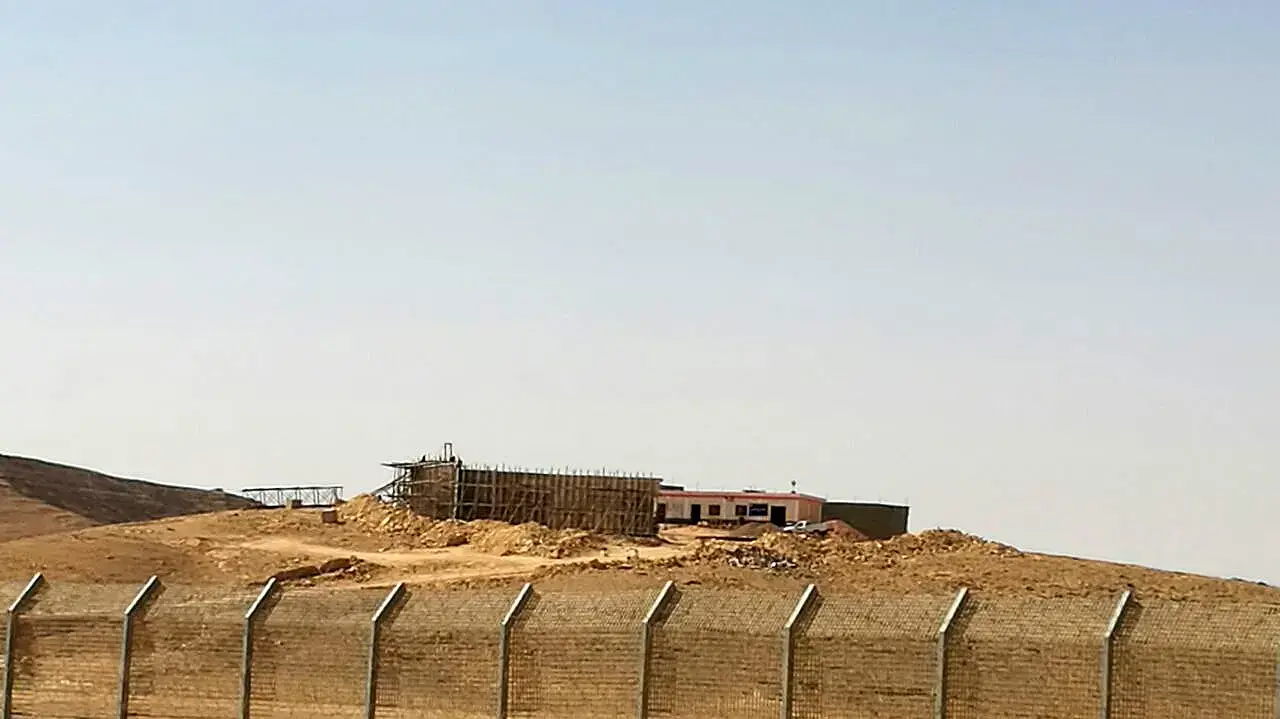 מוצב של הצבא המצרי באזור הגבול בין ישראל ומצרים מוצב של הצבא המצרי באזור הגבול בין ישראל ומצרים