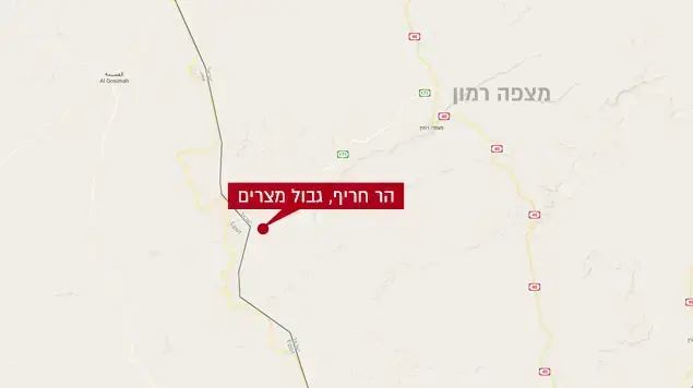 הר חריף, גבול מצרים הר חריף, גבול מצרים