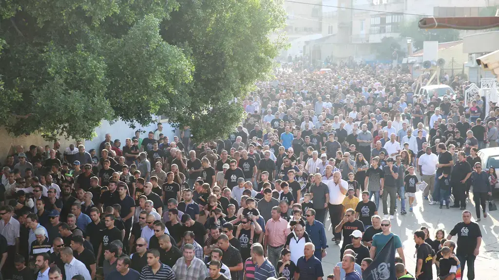 תהלוכה בכפר קאסם לציון 60 שנים לטבח בכפר. 29 באוקטובר 2016 תהלוכה בכפר קאסם לציון 60 שנים לטבח בכפר. 29 באוקטובר 2016