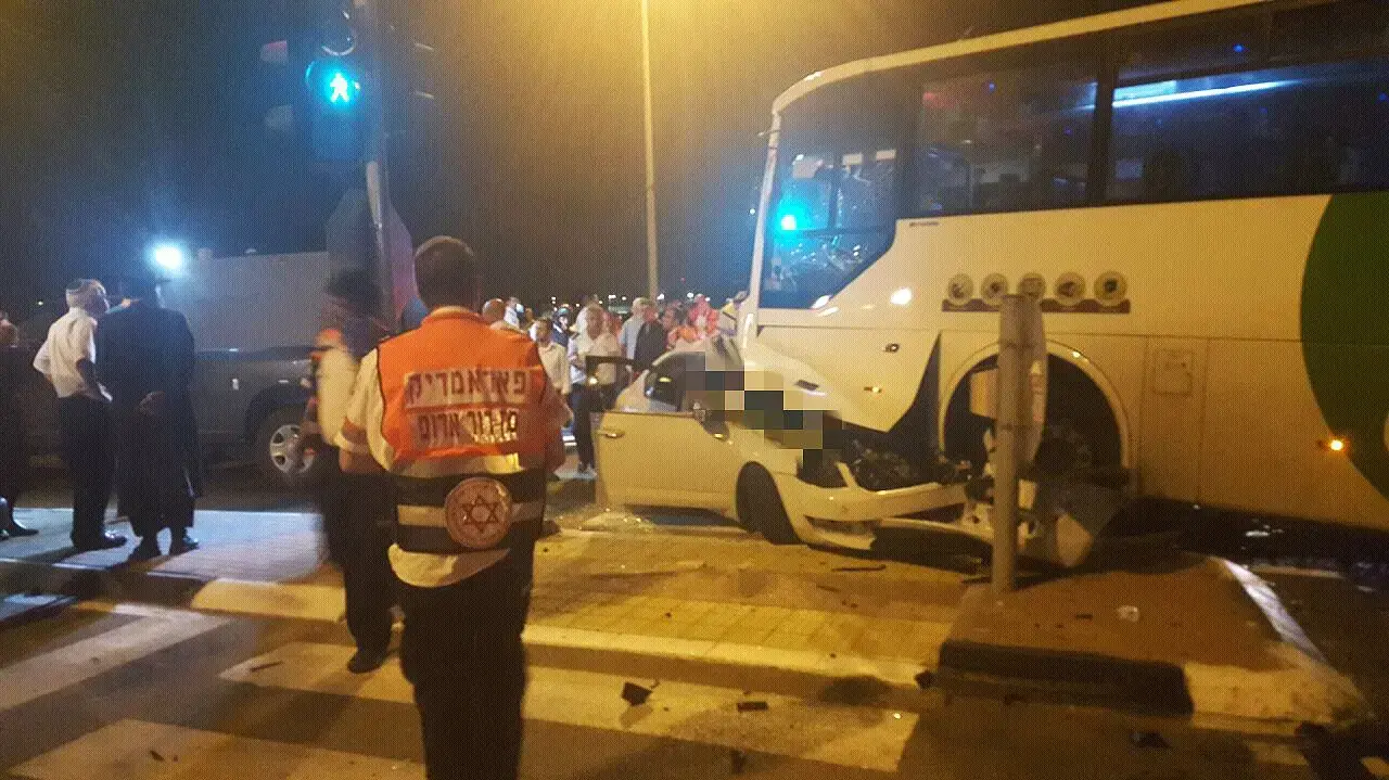 תאונת אוטובוס בכביש 3