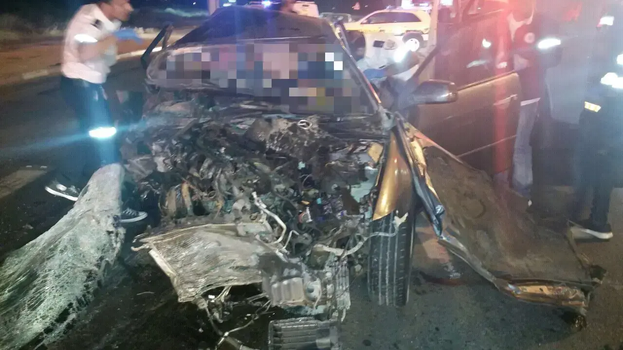 הרוג ושלושה פצועים בתאונת דרכים בבאר שבע הרוג ושלושה פצועים בתאונת דרכים בבאר שבע