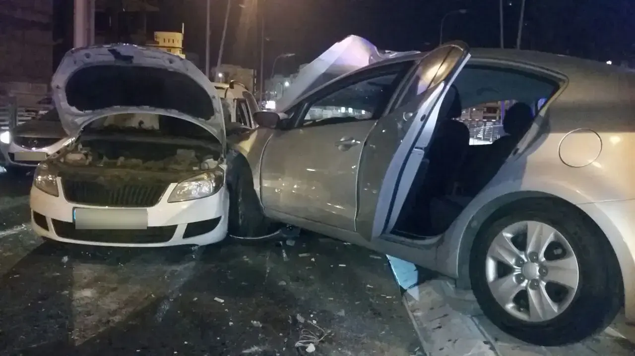 תאונה במחלף לה גוארדיה שבנתיבי איילון בתל אביב, 5 בנובמבר 2016