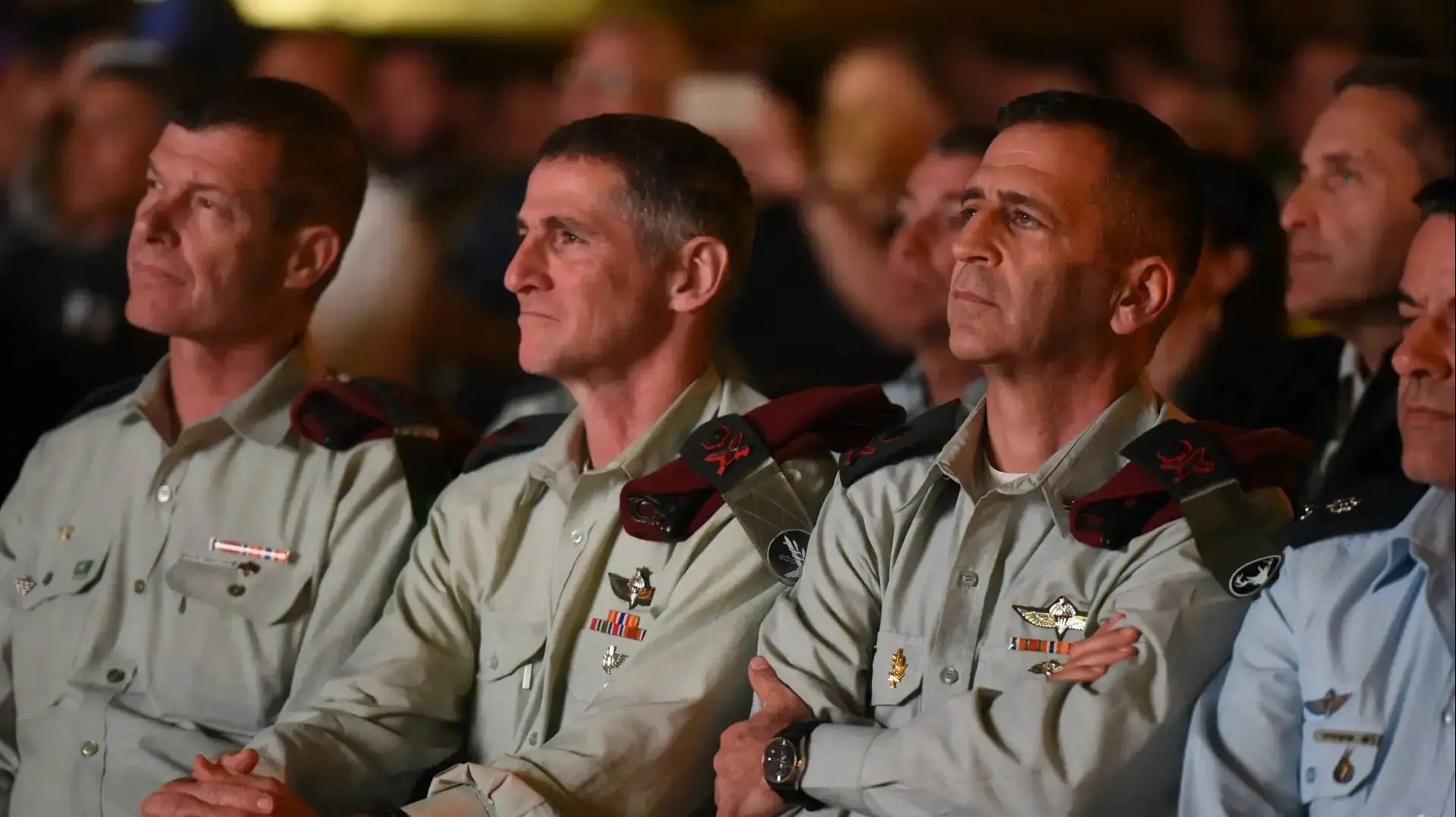 חברי פורום מטכ"ל קצין חינוך ראשי האלוף אבנר פז צוק, סגן הרמטכ"ל האלוף יאיר גולן, אלוף פיקוד הצפון אביב כוכבי, טקס בקריה, 4 בנובמבר 2016 חברי פורום מטכ"ל קצין חינוך ראשי האלוף אבנר פז צוק, סגן הרמטכ"ל האלוף יאיר גולן, אלוף פיקוד הצפון אביב כוכבי, טקס בקריה, 4 בנובמבר 2016