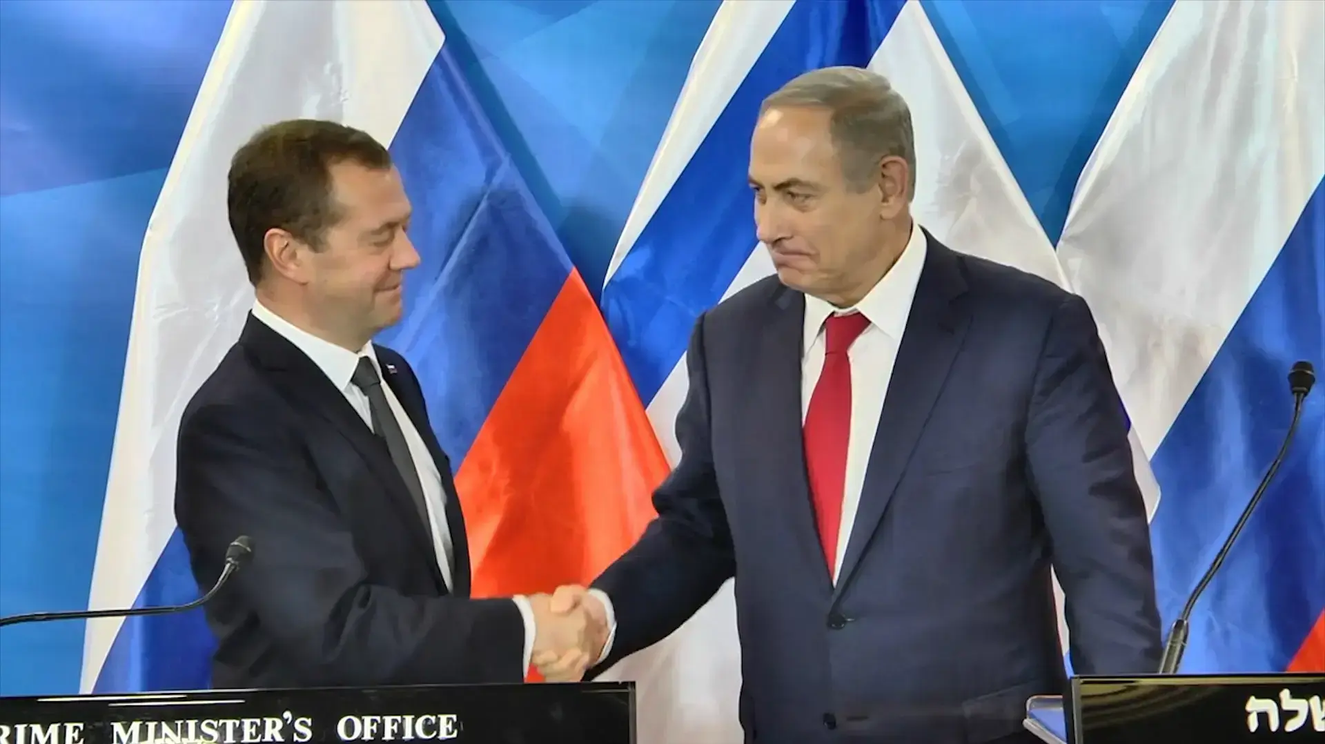"שיתוף הפעולה בינינו חשוב": ראש ממשלת  רוסיה הגיע לישראל ונפגש עם נתניהו