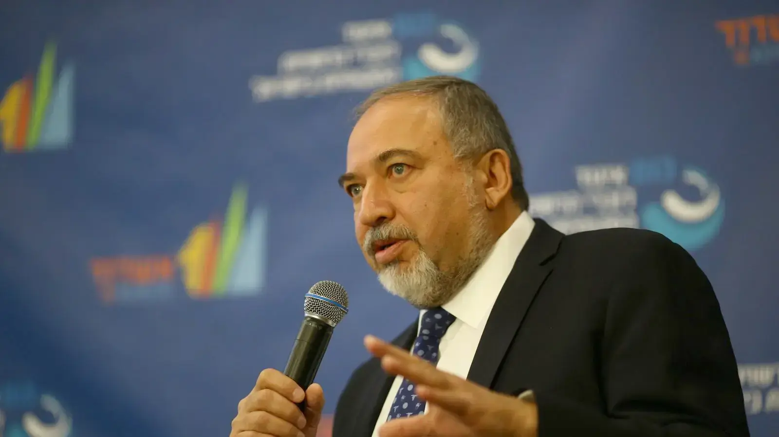 שר הביטחון אביגדור ליברמן בכנס דוברי הרשויות המקומיות, מלון לאונרדו, אשדוד. נובמבר 2016