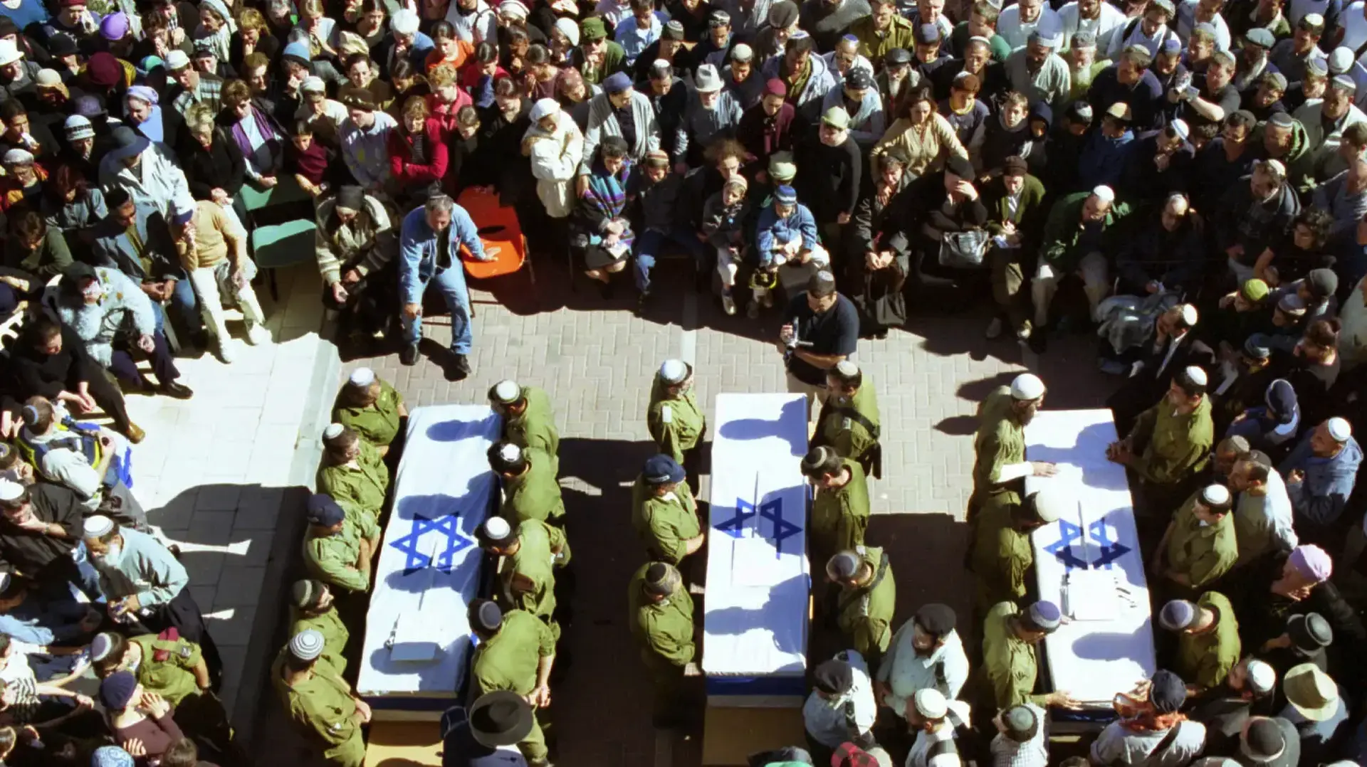 הלוויית ההרוגים בפיגוע בציר המתפללים, חברון, נובמבר 2002 הלוויית ההרוגים בפיגוע בציר המתפללים, חברון, נובמבר 2002