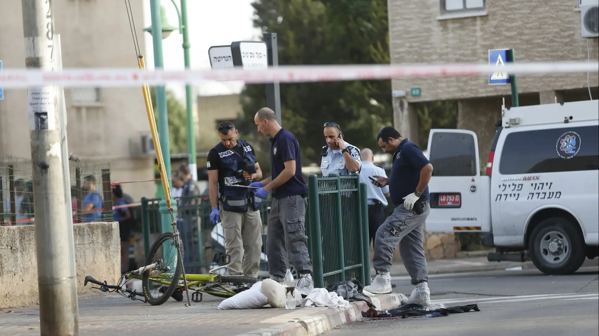 זירת הקטטה בפתח תקווה, 20 בנובמבר 2016 זירת הקטטה בפתח תקווה, 20 בנובמבר 2016