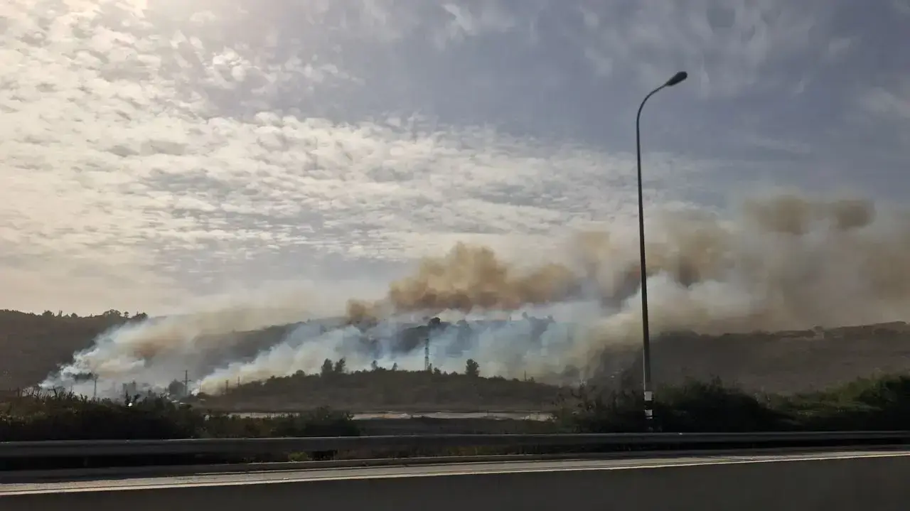 שריפה ליד זיכרון יעקב, 22 בנובמבר 2016 שריפה ליד זיכרון יעקב, 22 בנובמבר 2016