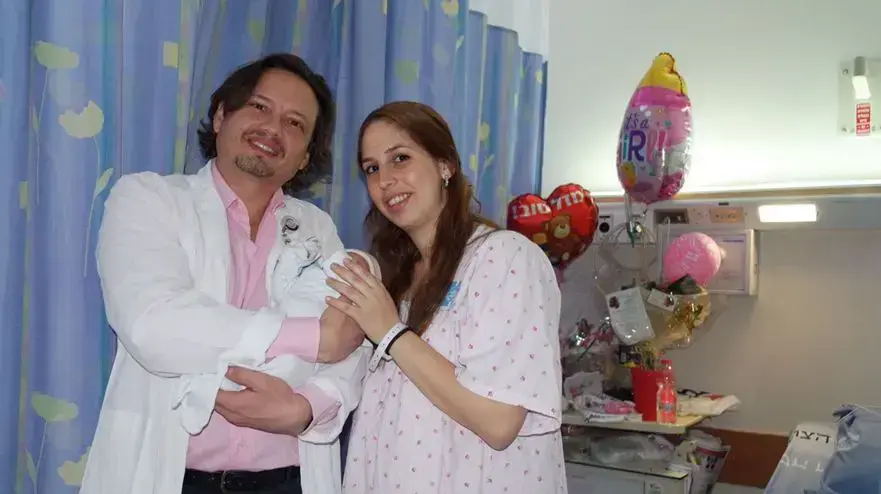 ד"ר ולסקי ומזי קדוש, בית חולים הדסה הר הצופים. נובמבר 2016