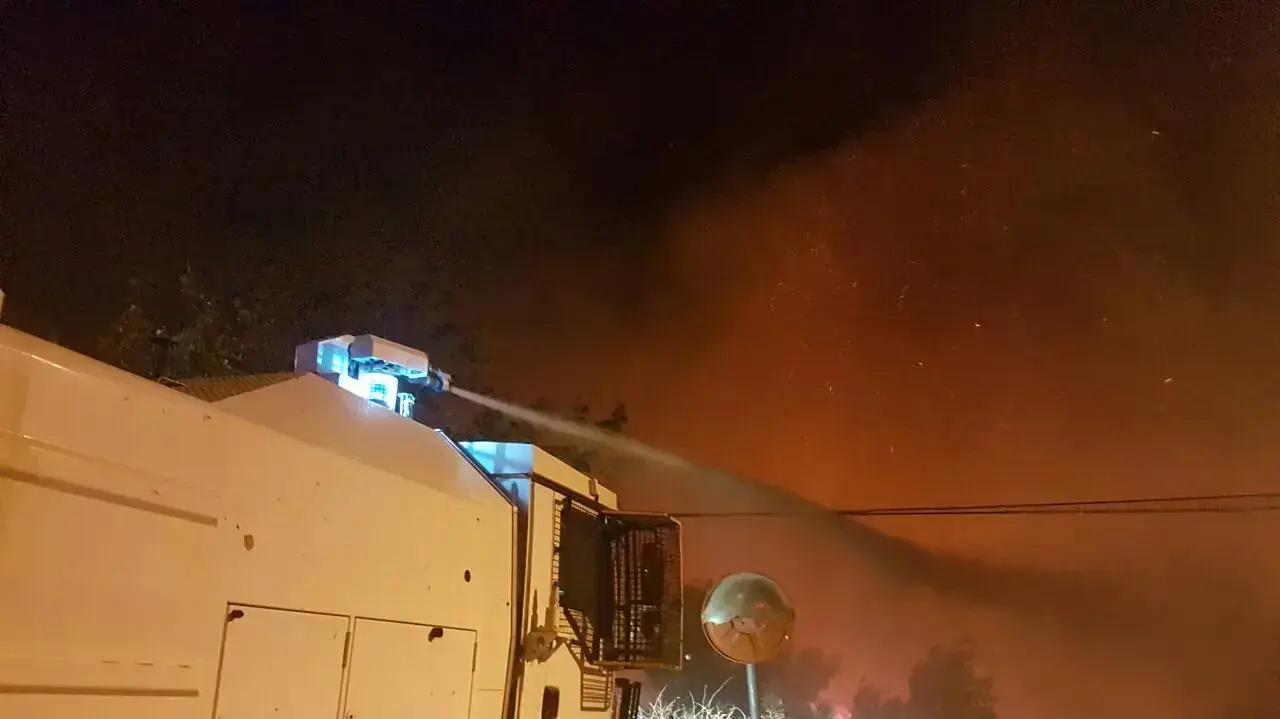 שריפה ביישוב דולב שבבנימין, 23 בנובמבר 2016 שריפה ביישוב דולב שבבנימין, 23 בנובמבר 2016