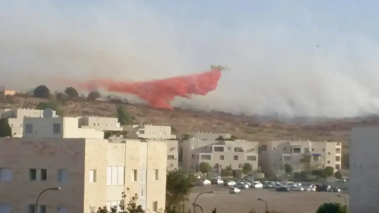שריפה בסמוך לעיר מודיעין, 24 בנובמבר 2016