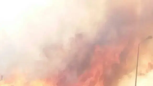 זירת שריפה בחיפה, 24 בנובמבר 2016 זירת שריפה בחיפה, 24 בנובמבר 2016