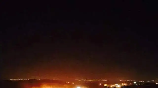שריפה באזור כפר כובר, מצפון לרמאללה, 24 בנובמבר 2016 שריפה באזור כפר כובר, מצפון לרמאללה, 24 בנובמבר 2016