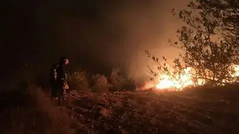 שריפה בדיר שרף, הגדה המערבית, 24 בנובמבר 2016 שריפה בדיר שרף, הגדה המערבית, 24 בנובמבר 2016